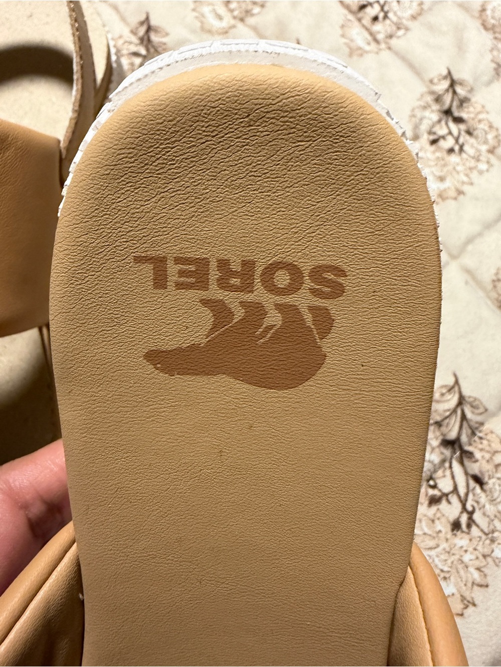Sorel Tan Strappy Wedge Sandals NWT - Picture 4 of 9